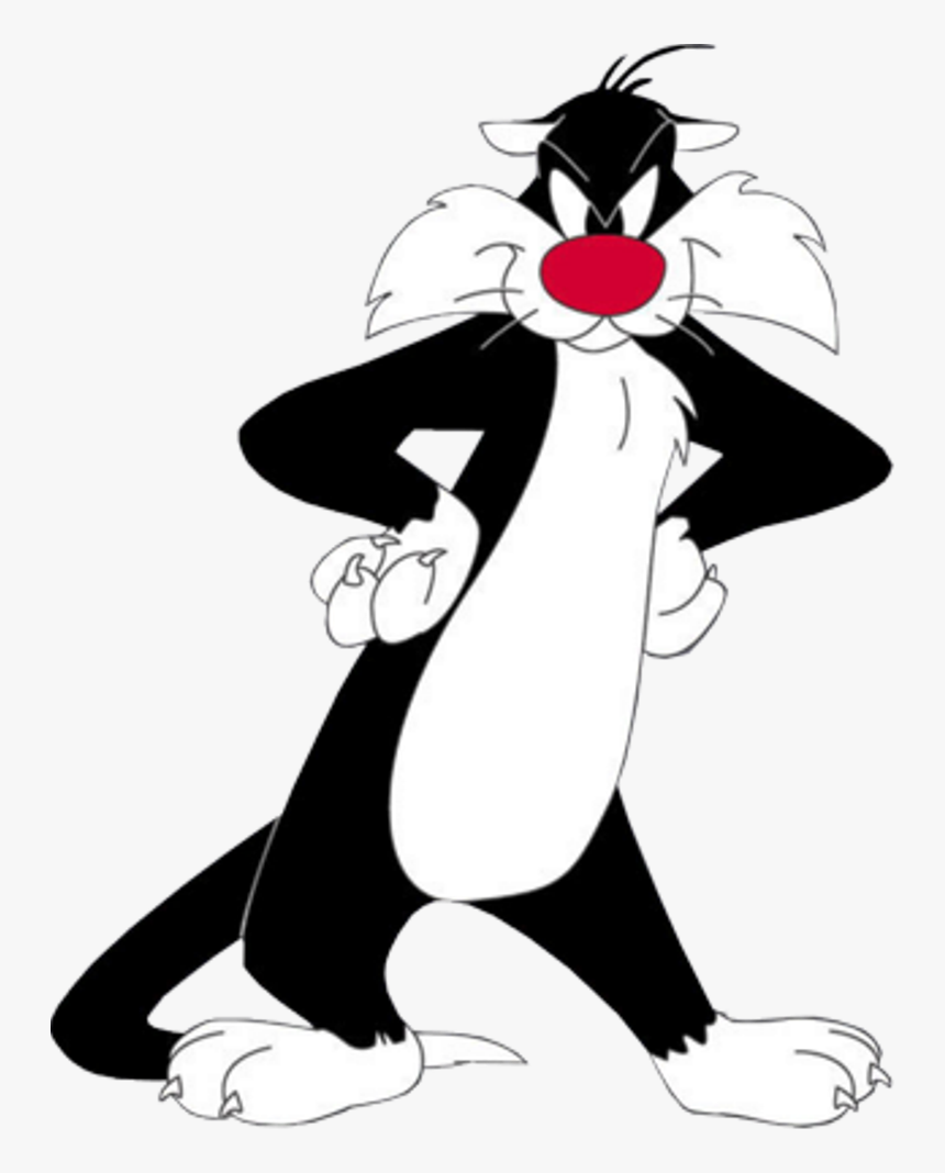 Sylvester Looking Seriously-fd429 - Sylvester Looney Tunes, HD Png Download, Free Download