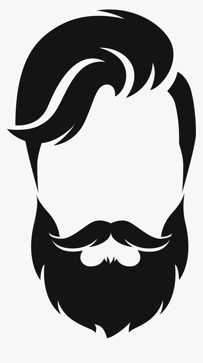 Transparent Mustache Vector Png - Beard Style Black And White, Png Download, Free Download