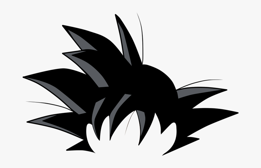 Goku Hair Png - Goku Ultra Instinct Hair Png, Transparent Png - kindpng.