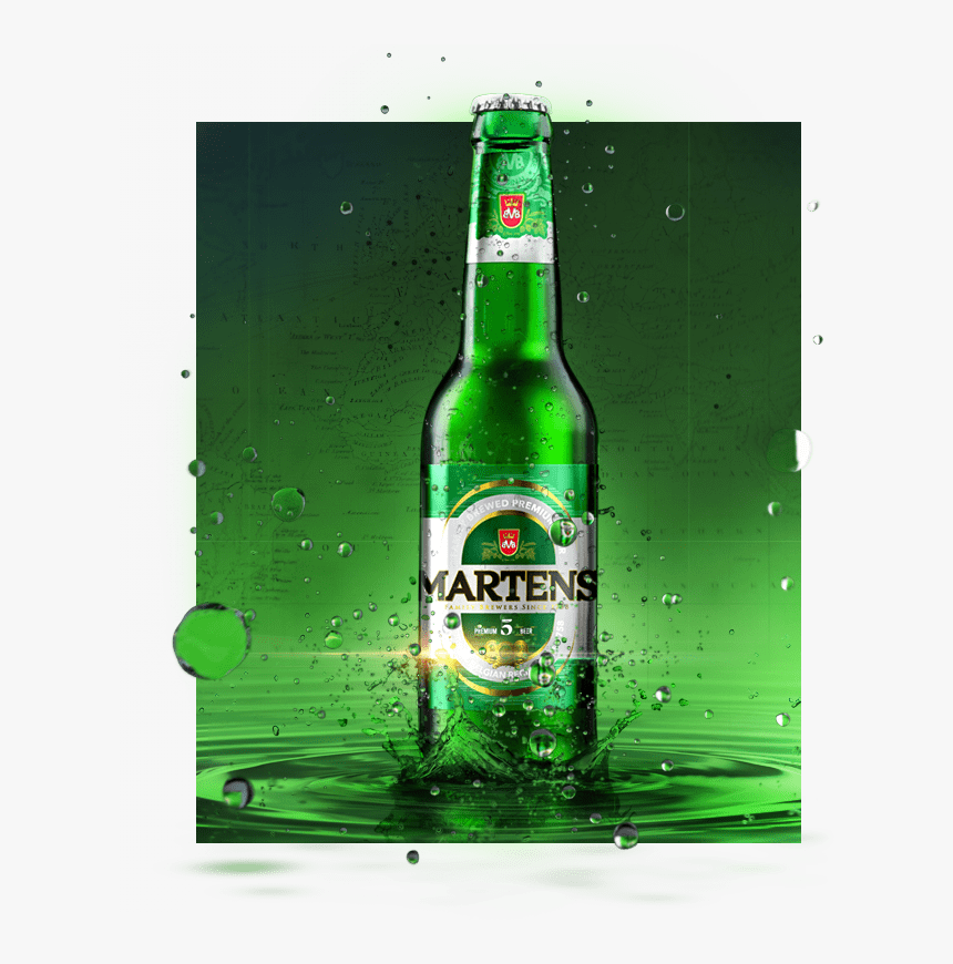 Martens Is A Premium Beer, Internationally Recognized - Beer Bottle, HD Png Download, Free Download