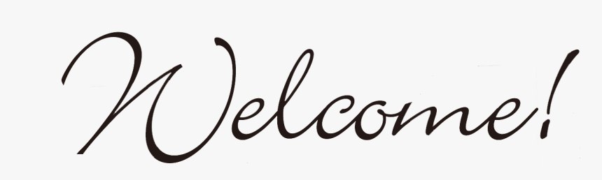 Welcome Black And White Png, Transparent Png, Free Download