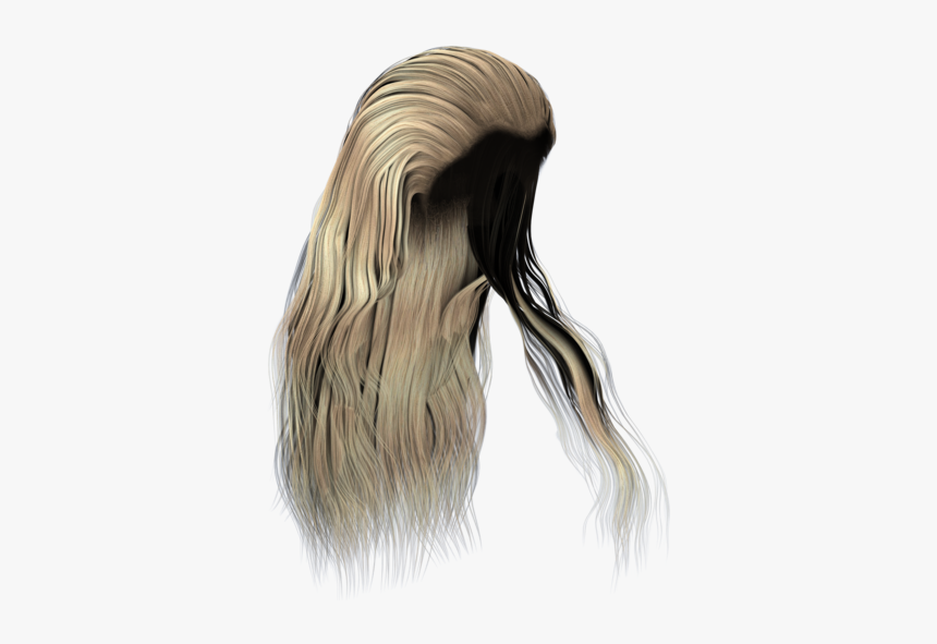 Blonde Wig Png - Long Hair Blond Png, Transparent Png, Free Download