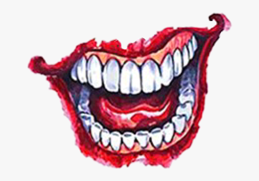 Joker Smile Png - Jokers Smile On Hand, Transparent Png, Free Download