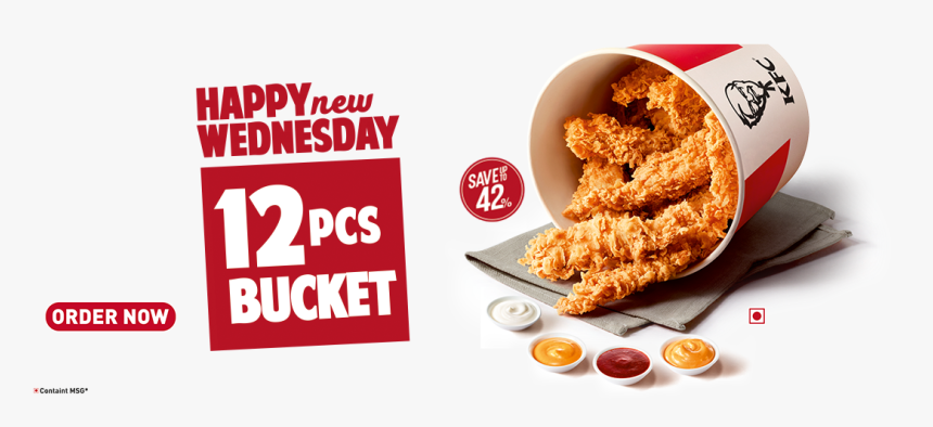 Kfc Chicken Name Of Wednesday Special Bucket , Png - Kfc Wednesday Offer Today, Transparent Png, Free Download