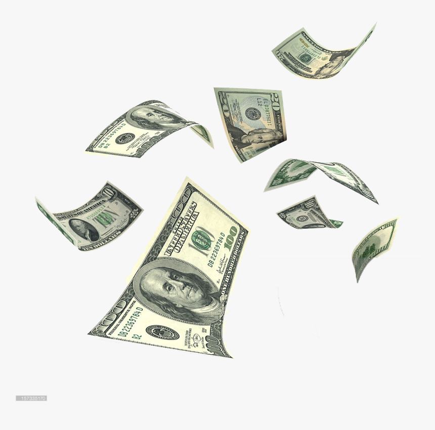 Download With Wings Island - Falling Money Transparent Background, HD Png Download, Free Download