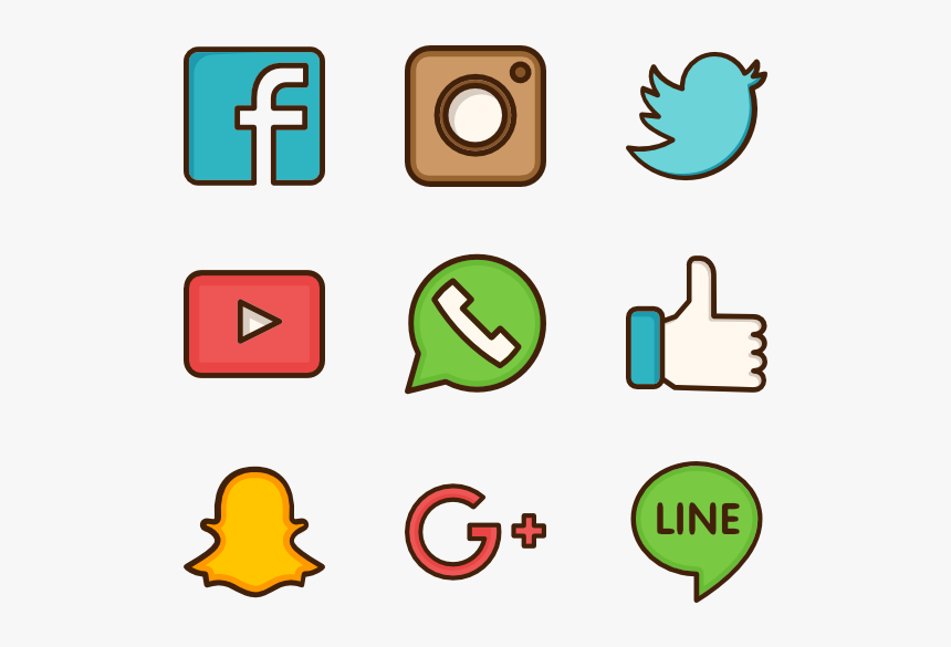 Social Media Computer Icons Social Network Clip Art - Social Media Icon Png Vector, Transparent Png, Free Download