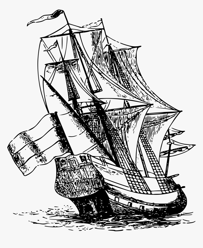 Dutch Ship Clip Arts - 18th Century Ship Transparent, HD Png Download, Free Download