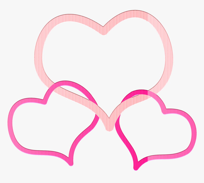 Frame Heart Png Designs - Heart Clip Art Frame, Transparent Png, Free Download