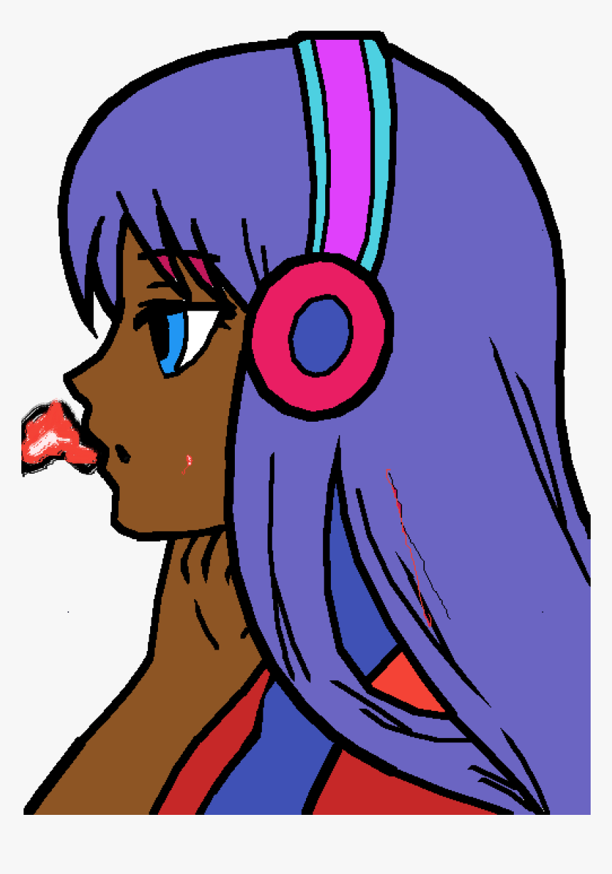 Bubble Gum Girl - Anime Girl Base With Hair, HD Png Download, Free Download