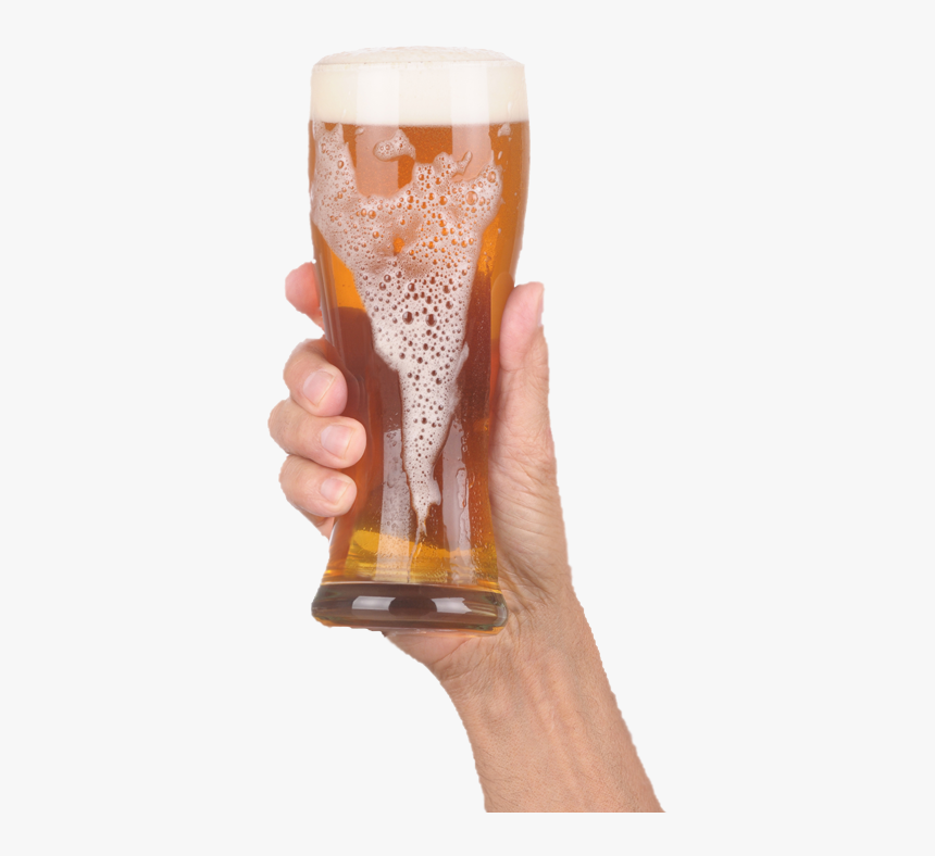 Raising Beer - Hand Holding Beer, HD Png Download, Free Download