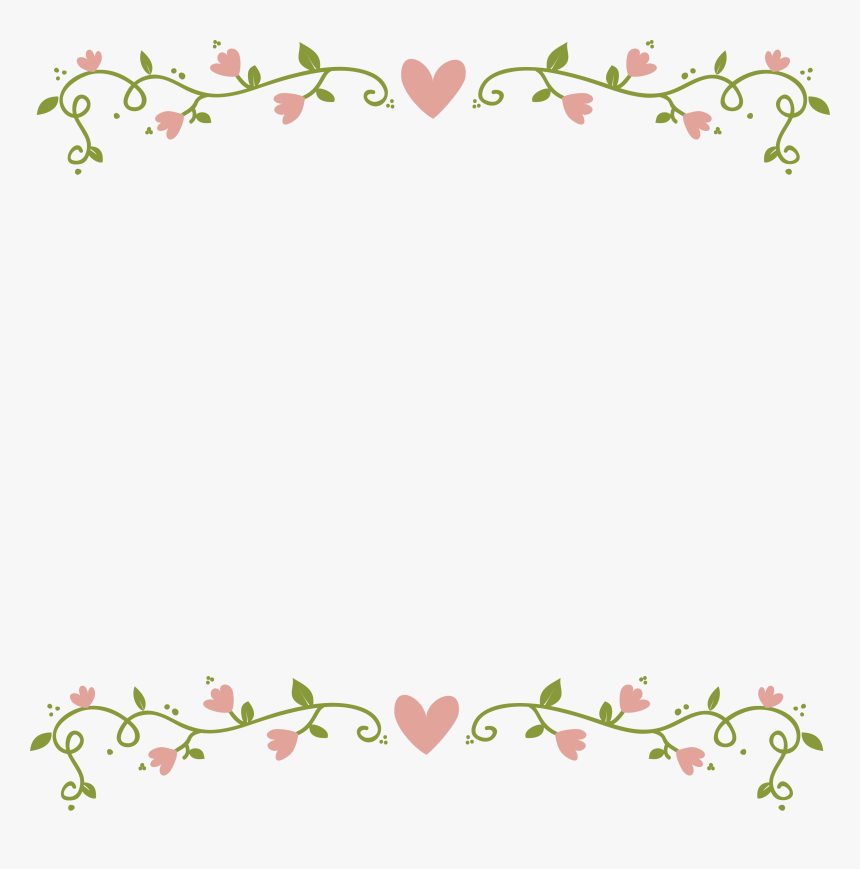 Floral Border Png - Transparent Floral Border Png, Png Download, Free Download