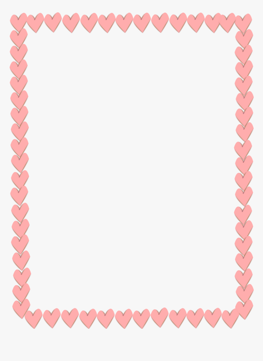 Holiday Borders Png - Valentines Border Clip Art, Transparent Png, Free Download