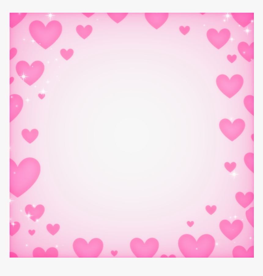 Pink Hearts Frame Openclipart, 53% OFF