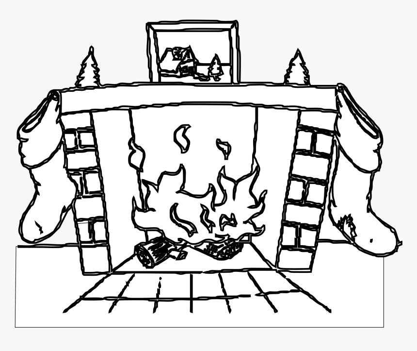 heater clipart black and white christmas