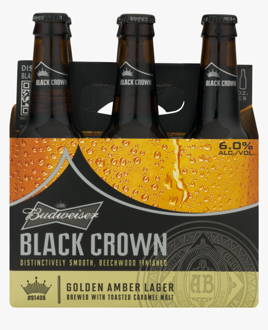 Beer Bottle , Png Download - Budweiser Black Crown, Transparent Png, Free Download