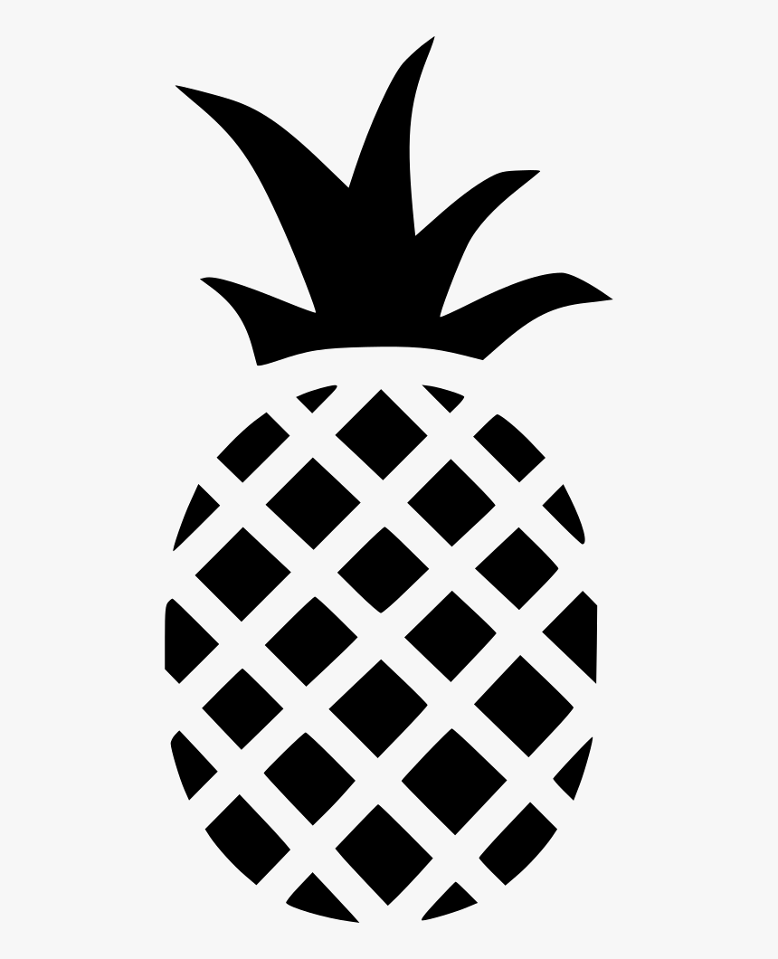 Pineapple Tropical - Outline Pineapple Clipart Png, Transparent Png, Free Download