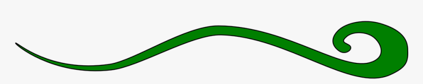 Blue Wave Swirl - Green Line Clip Art, HD Png Download, Free Download