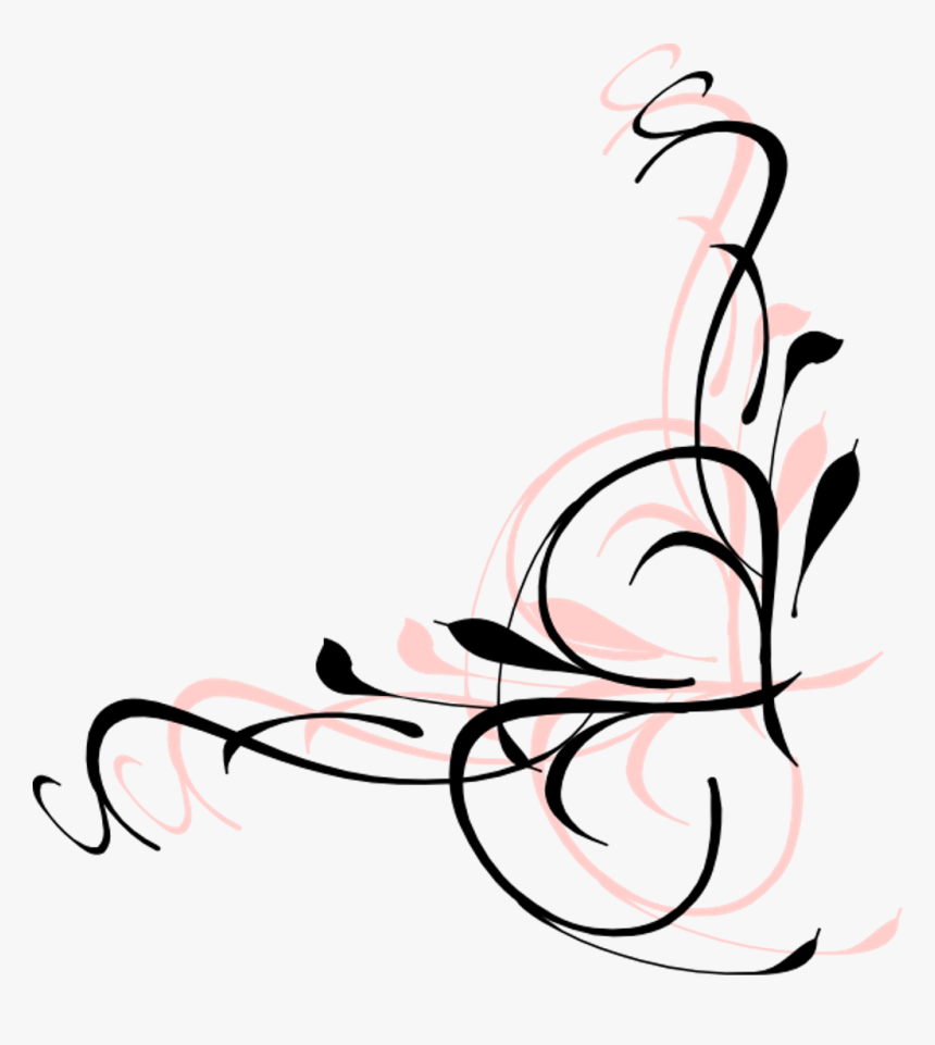 Swirl Underline Png, Transparent Png, Free Download