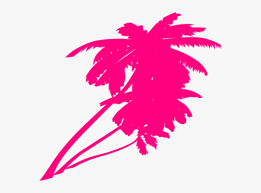 Neon Palm Tree Vector, HD Png Download, Free Download