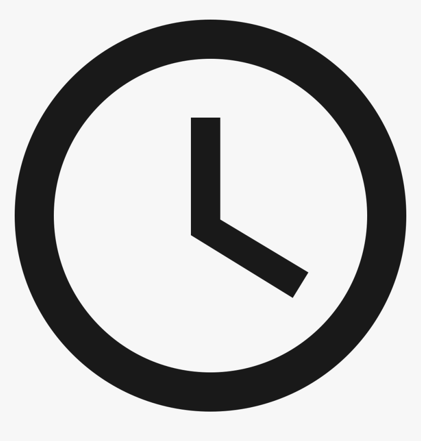 Clock With White Face - 2 Number In Circle, HD Png Download, Free Download