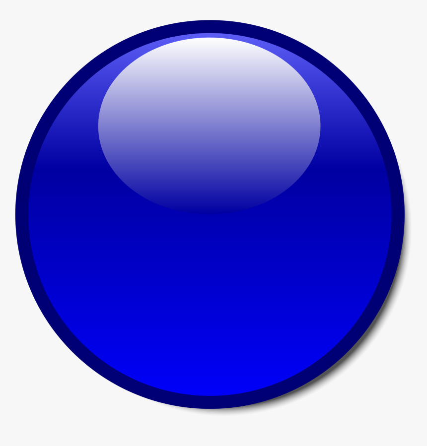 Dot - 3d Blue Circle Png, Transparent Png, Free Download