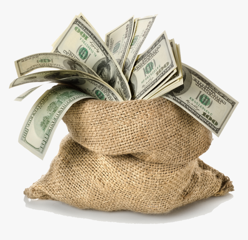 Download Money Bag Transparent Background - Money Transparent Background, HD Png Download, Free Download