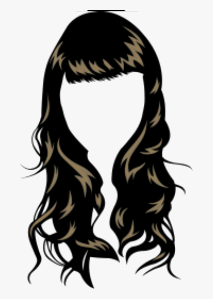 Waves Haircut Png Women Hair Vector Png Transparent Png Kindpng