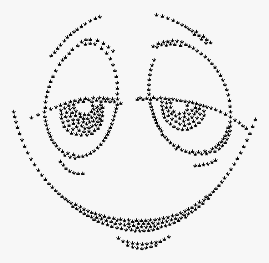 Stoned Cartoon Face Png, Transparent Png, Free Download