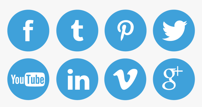 Iconos Redes Sociales Png, Transparent Png, Free Download