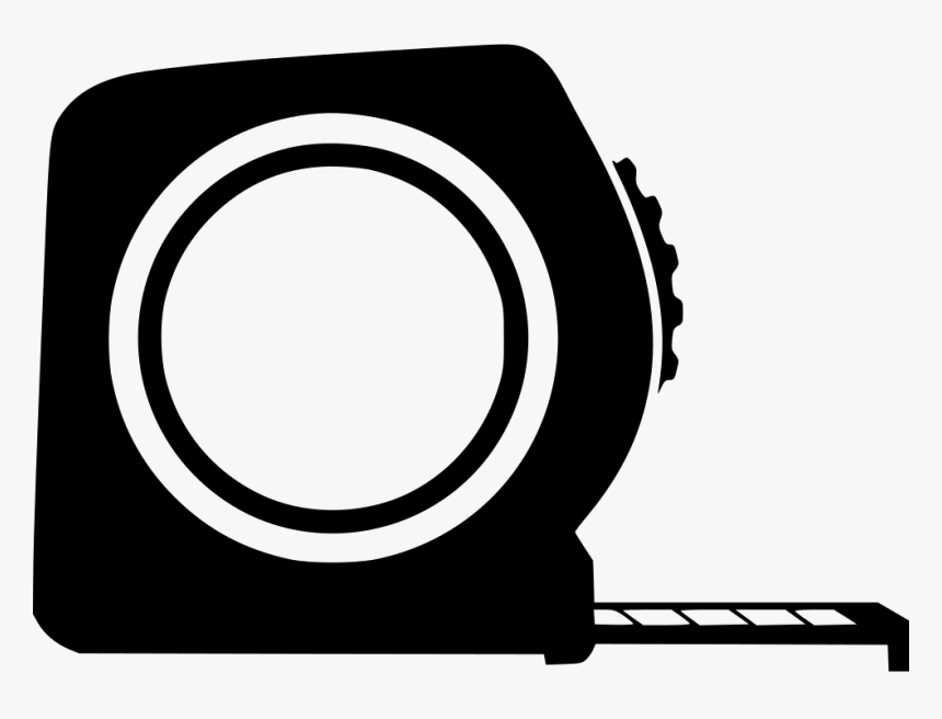 Tape Measures Scalable Vector Graphics Measurement - Silhouette Tape Measure Clip Art, HD Png Download, Free Download