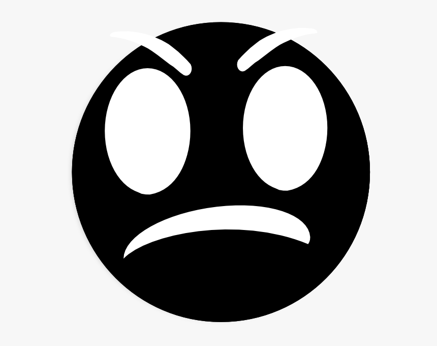 Clip Art Annoyed Face Alleghany Trees Png - Mad Face Vector, Transparent Png, Free Download
