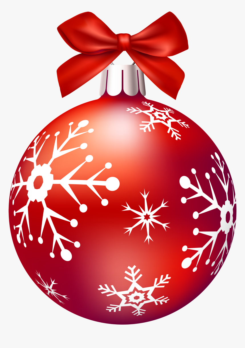 Red Christmas Balls Png Clip Art - Red Christmas Ball Png, Transparent Png, Free Download