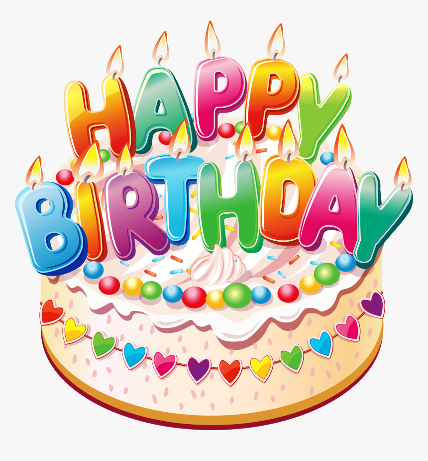 Pictures Of Cakes Candles - Happy Birthday Cake Png, Transparent Png, Free Download