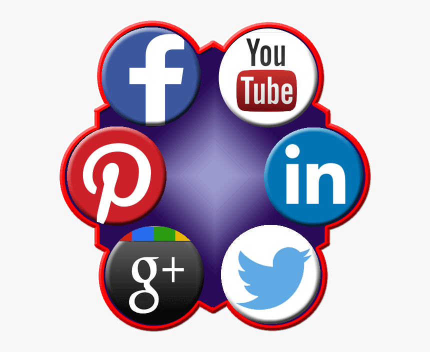 Clip Art Free Stock The Top Most Popular Websitesmarketclick - Social Media Popular Websites, HD Png Download, Free Download