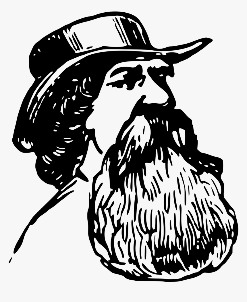 Beard Pencil Moustache Drawing - Beard, HD Png Download, Free Download