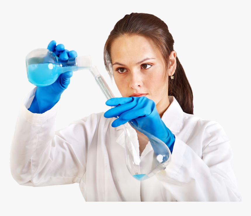 Transparent Chemistry Lab Png - Female Scientist, Png Download, Free Download
