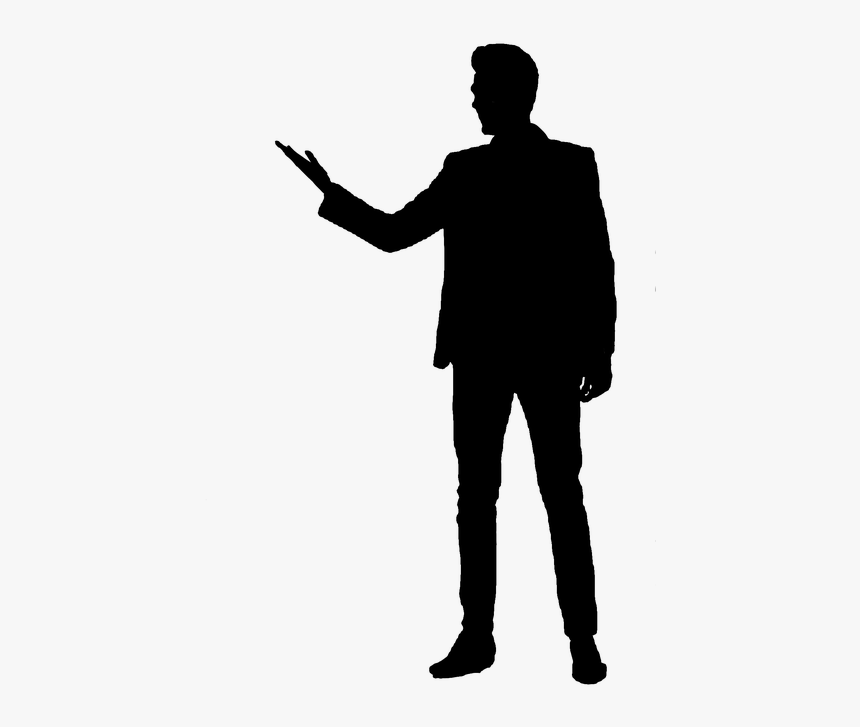 People Silhouette Clipart Tall Man - Ute Mounted Water Tank, HD Png Download, Free Download