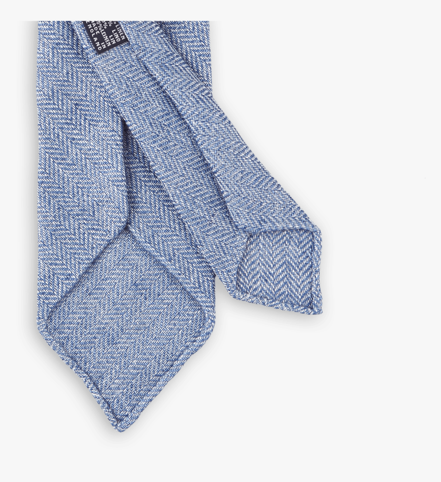 Drakes Light Blue Chevron Woven Linen Tie Back, HD Png Download, Free Download