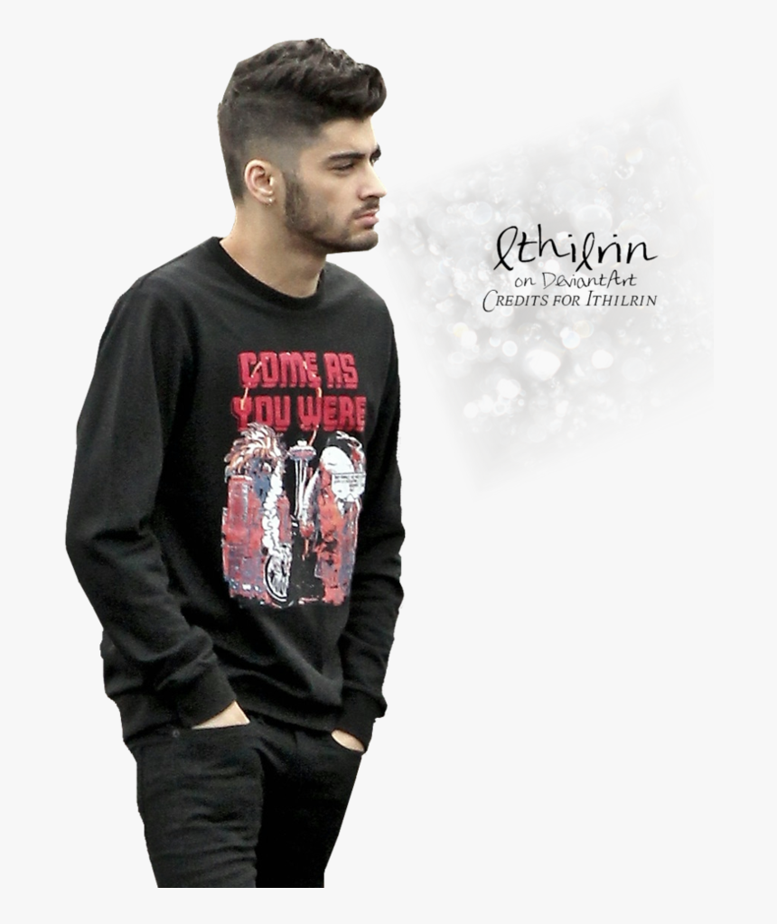 Zayn Malik Png Image Transparent Free Download - Zayn Malik In Black Shirt, Png Download, Free Download