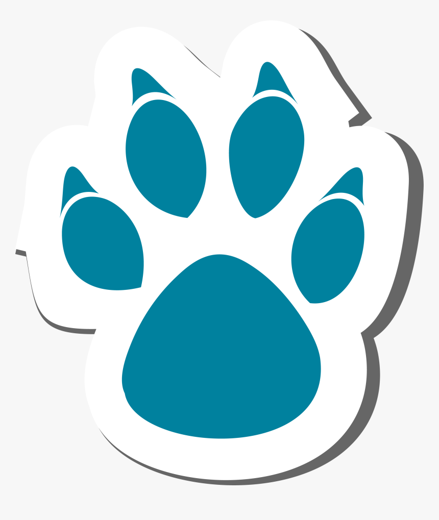 Transparent Claw Scratch Png - Cat Paw Clip, Png Download, Free Download