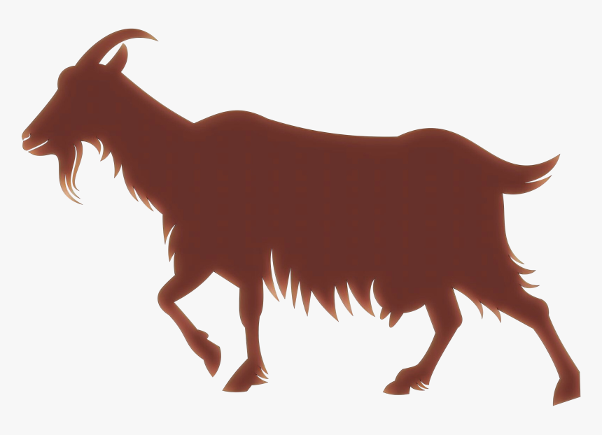 Sheep Goat Portable Network Graphics Vector Graphics - Silhouette Goat Vector Png, Transparent Png, Free Download