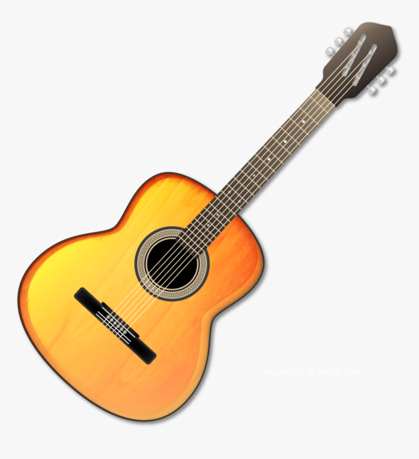 Acoustic Guitar 3 4, HD Png Download, Free Download