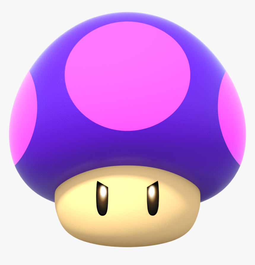Mario Party Poison Mushroom, HD Png Download, Free Download