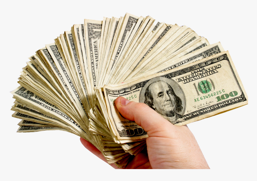 Download Money Transparent - Dollar In Hand Png, Png Download, Free Download