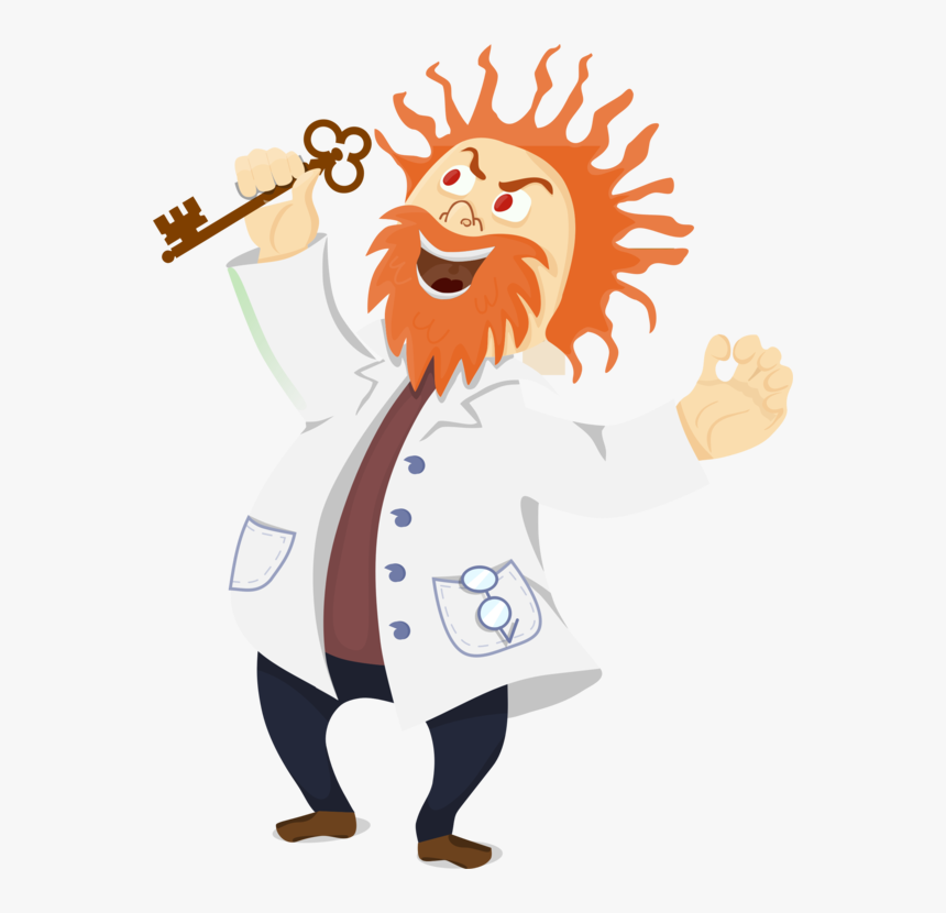 Mad Scientist Science Laboratory Computer Icons - Scientist Png, Transparent Png, Free Download