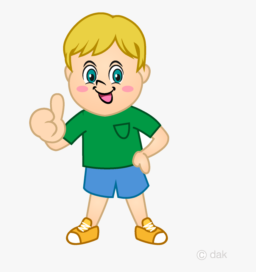 Thumbs Up Boy Clipart Free Picture Transparent Png - Boys Clipart Transparent Background, Png Download, Free Download