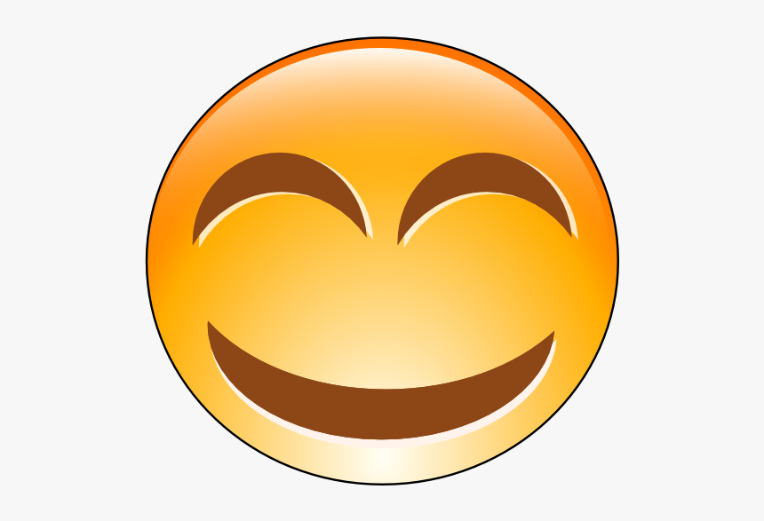 Laughing Smiley Svg Clip Arts - Laughing Smiley Face, HD Png Download, Free Download
