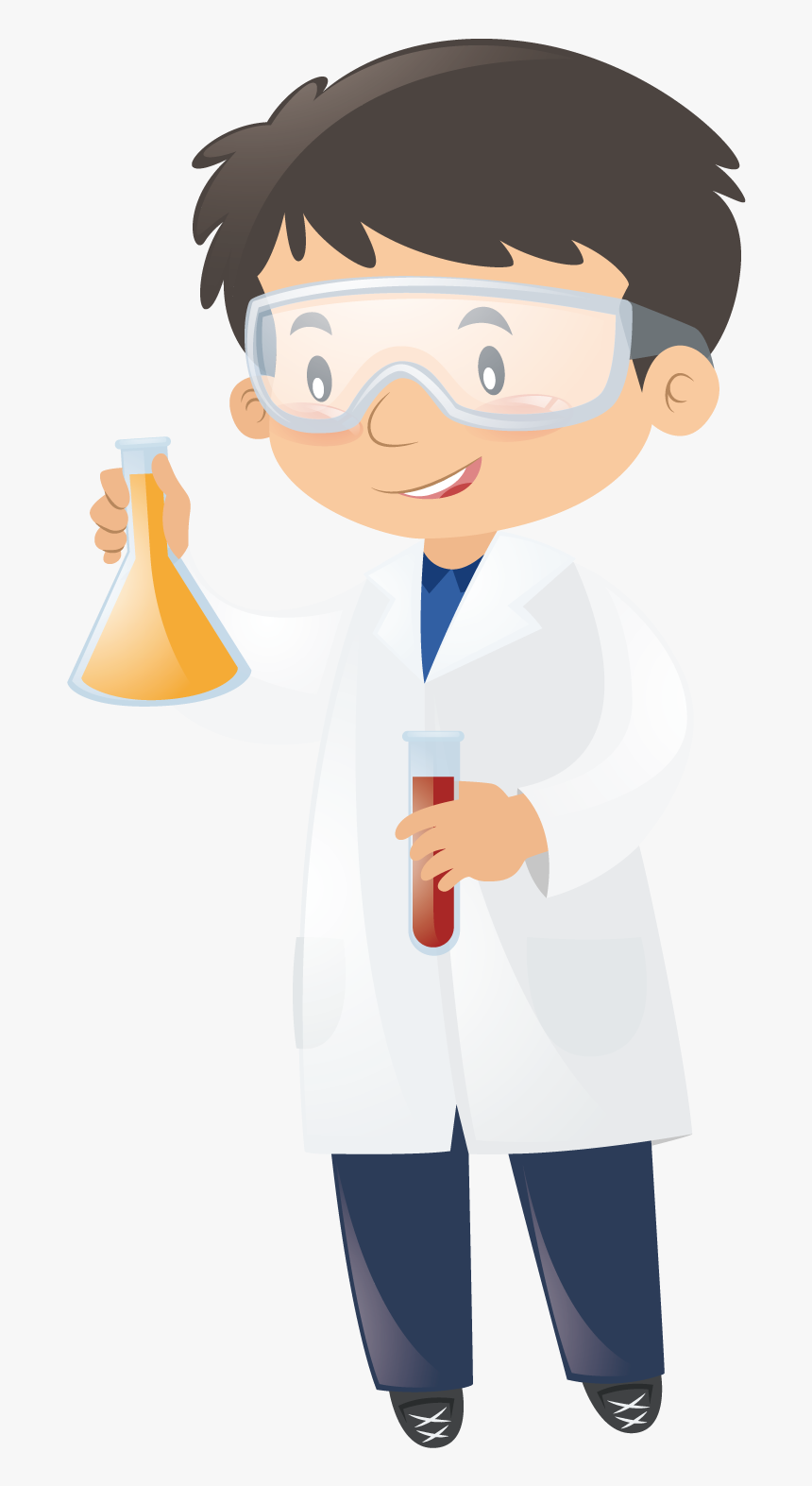Science Scientist Laboratory Beaker Illustration - Scientist Png Transparent Background, Png Download, Free Download