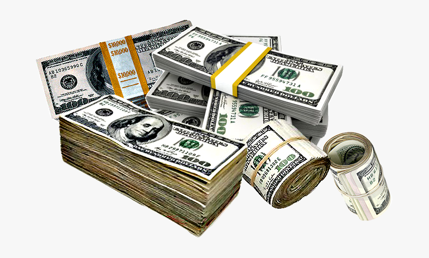 Cash Money Bank Coin Bubba Stacks - Stack Of Money Png, Transparent Png, Free Download