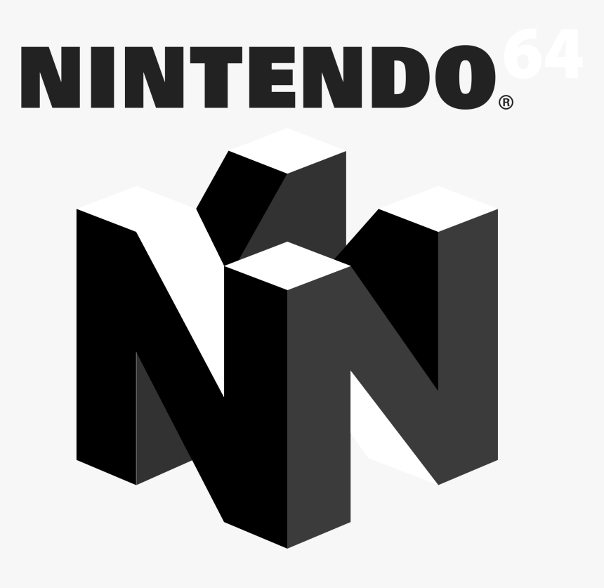 Transparent Nintendo Logo White Png - Nintendo 64, Png Download, Free Download